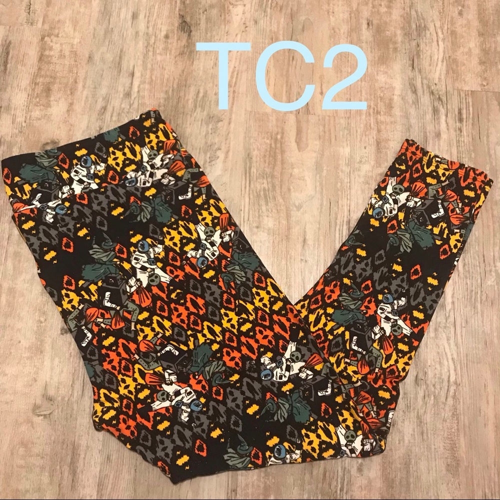LuLaRoe TC2 Trick or Treaters Leggings NWOT
